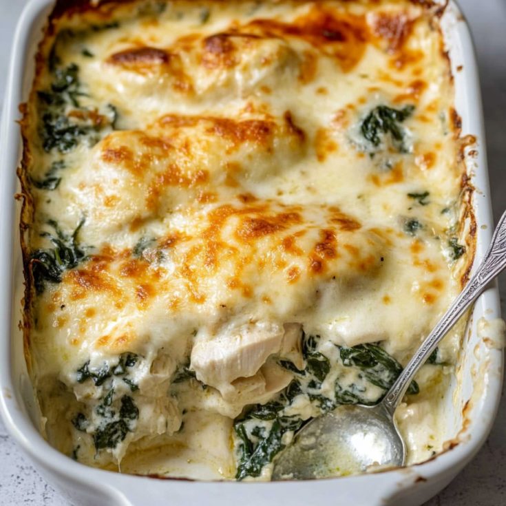 Creamy Spinach Chicken Casserole