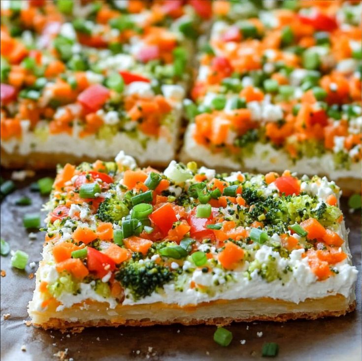 Crescent Roll Veggie Bars