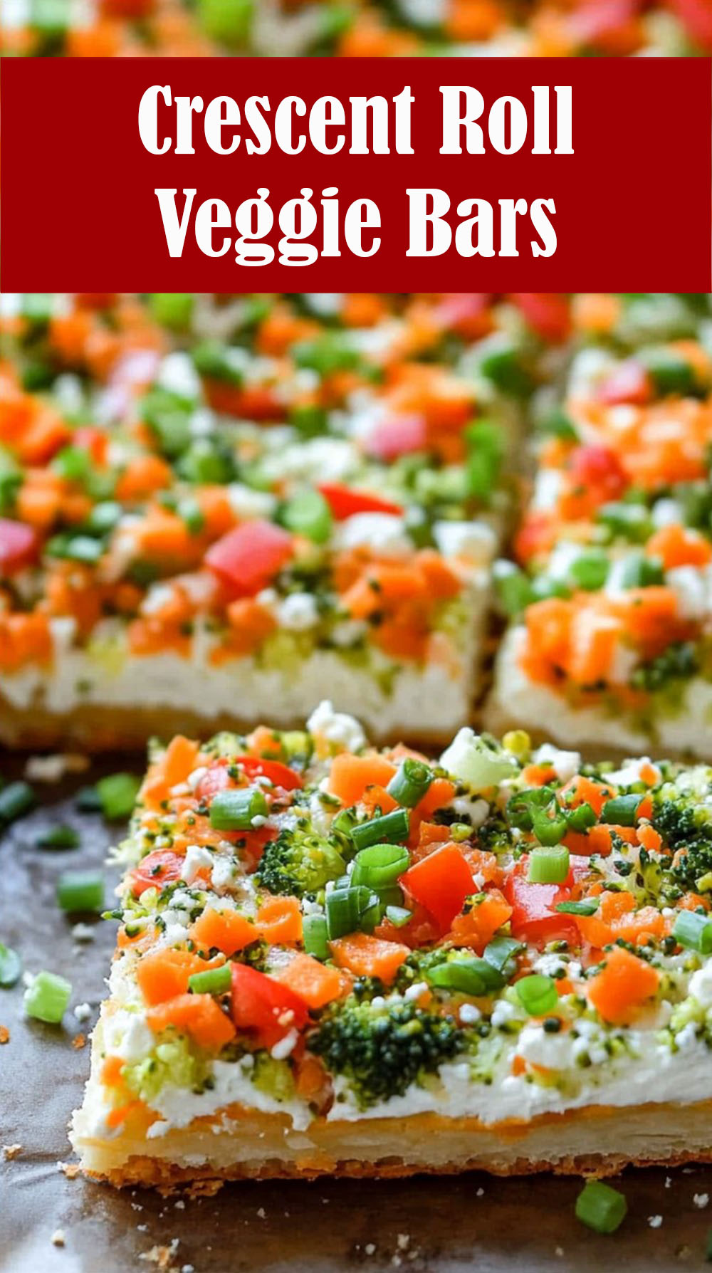 Crescent Roll Veggie Bars