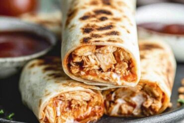 Crispy BBQ Chicken Wraps