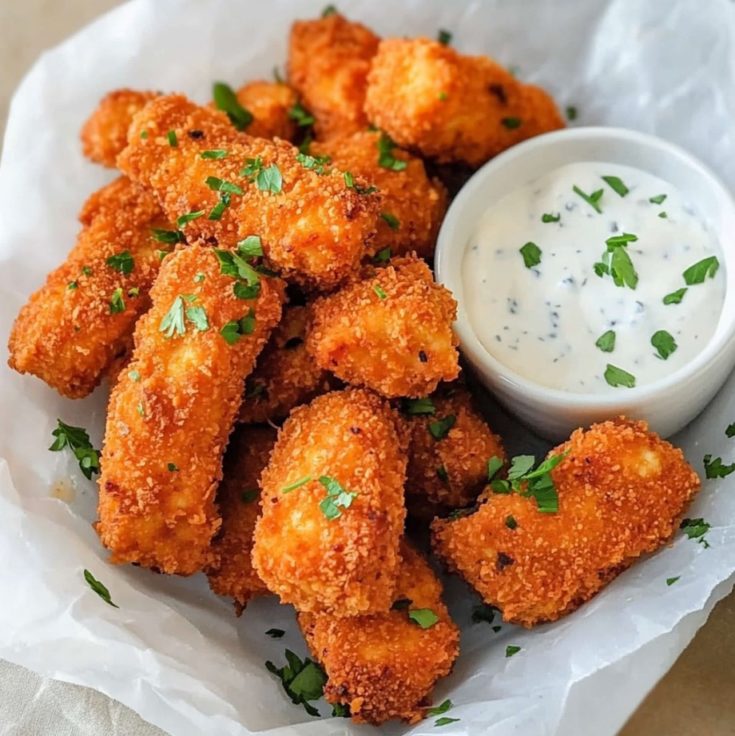 Crispy Baked Buffalo Tofu Wings