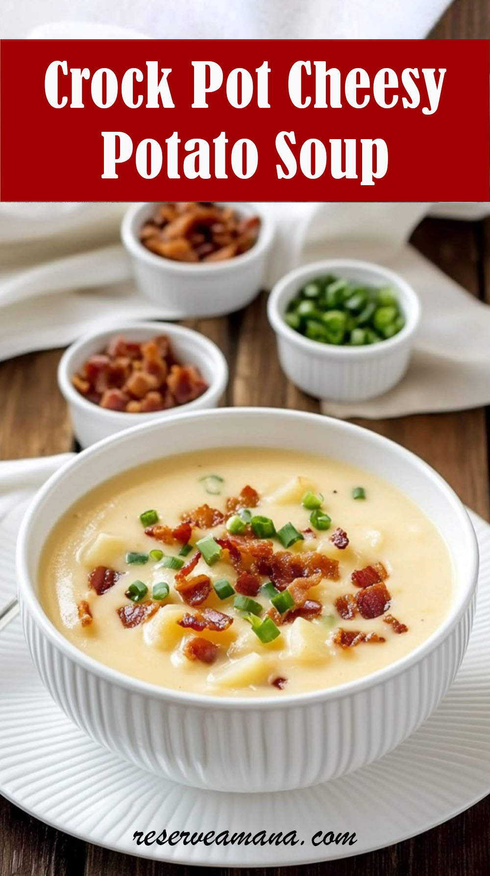 Crock Pot Cheesy Potato Soup