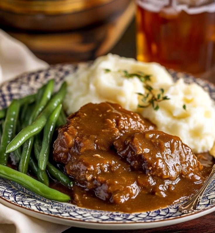 Crock Pot Cubed Steak