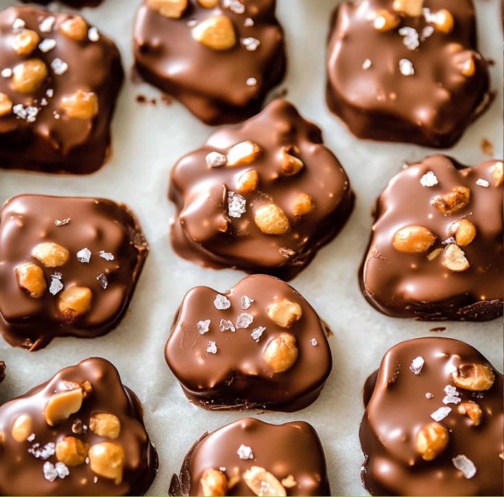 Crockpot Chocolate Peanut Clusters