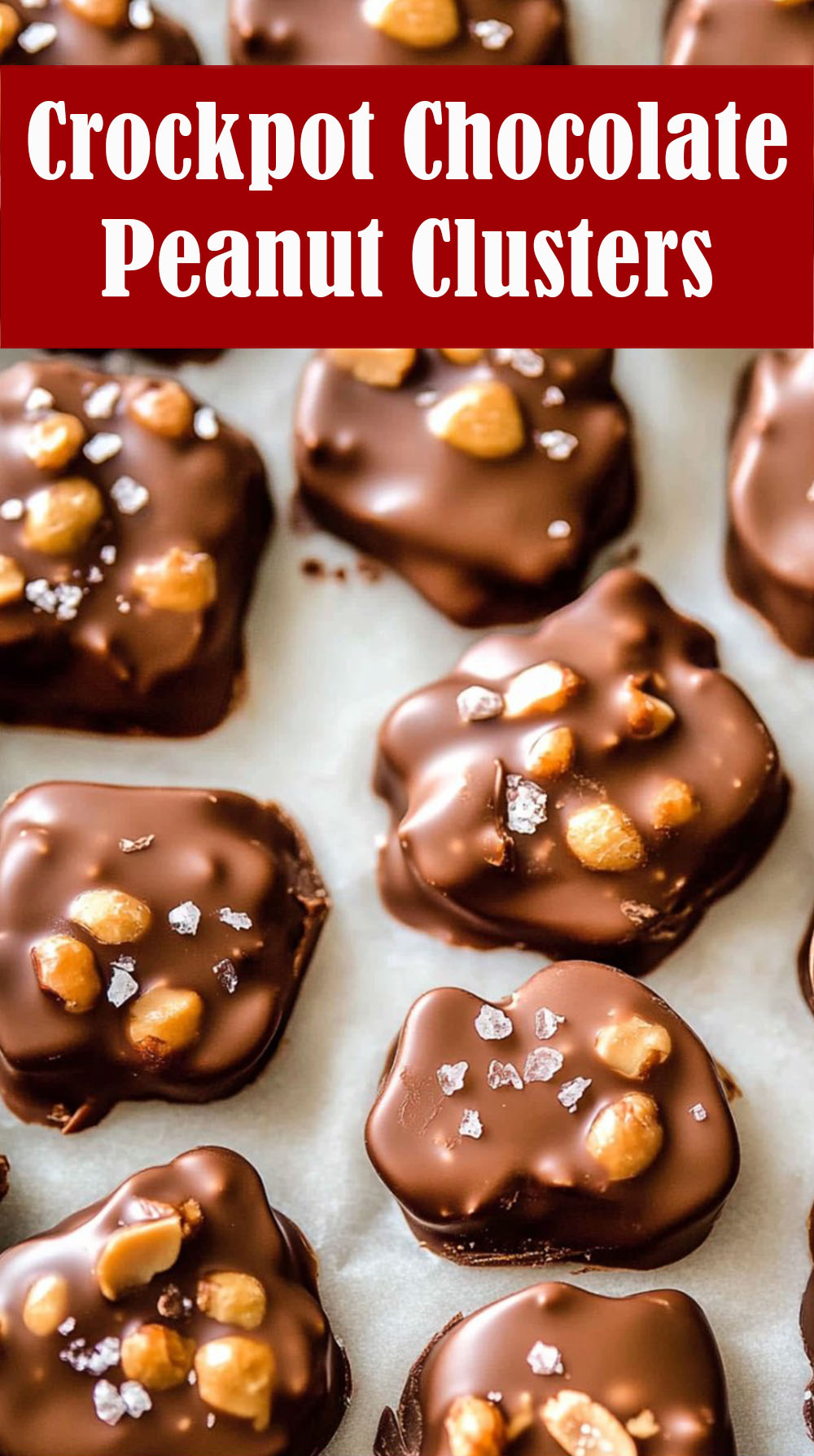 Crockpot Chocolate Peanut Clusters