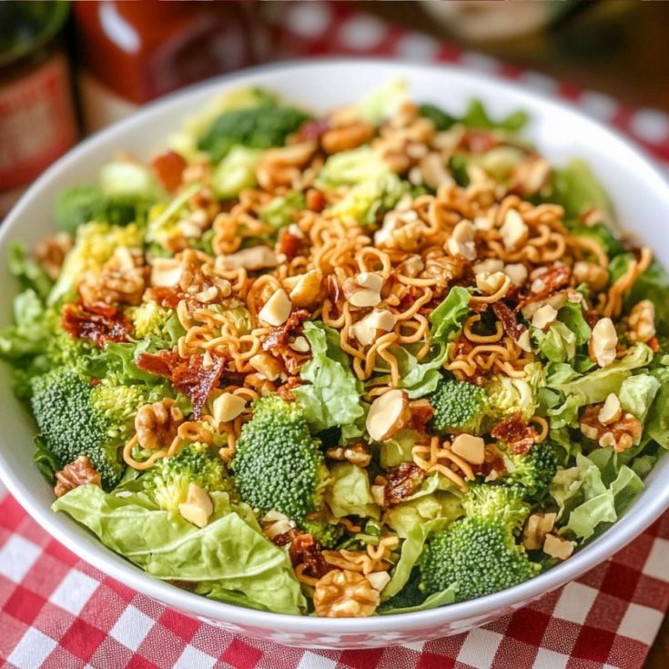 Crunchy Romaine Toss Recipe