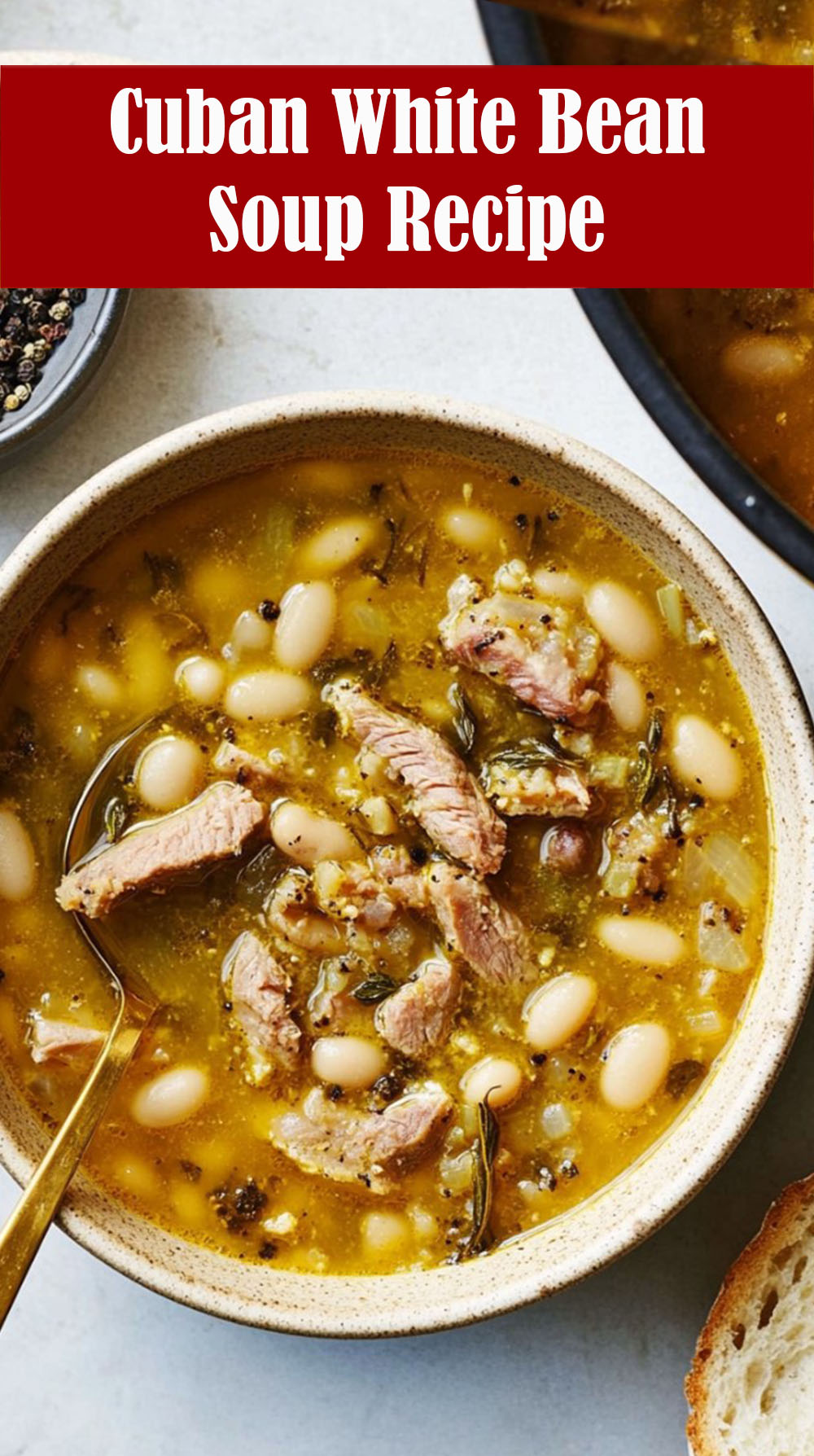 Cuban White Bean Soup Recipe