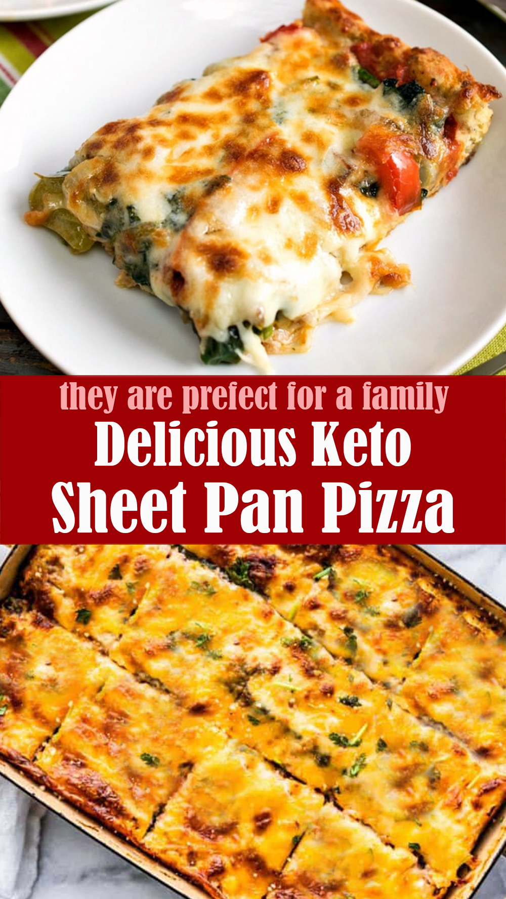 Delicious Keto Sheet Pan Pizza