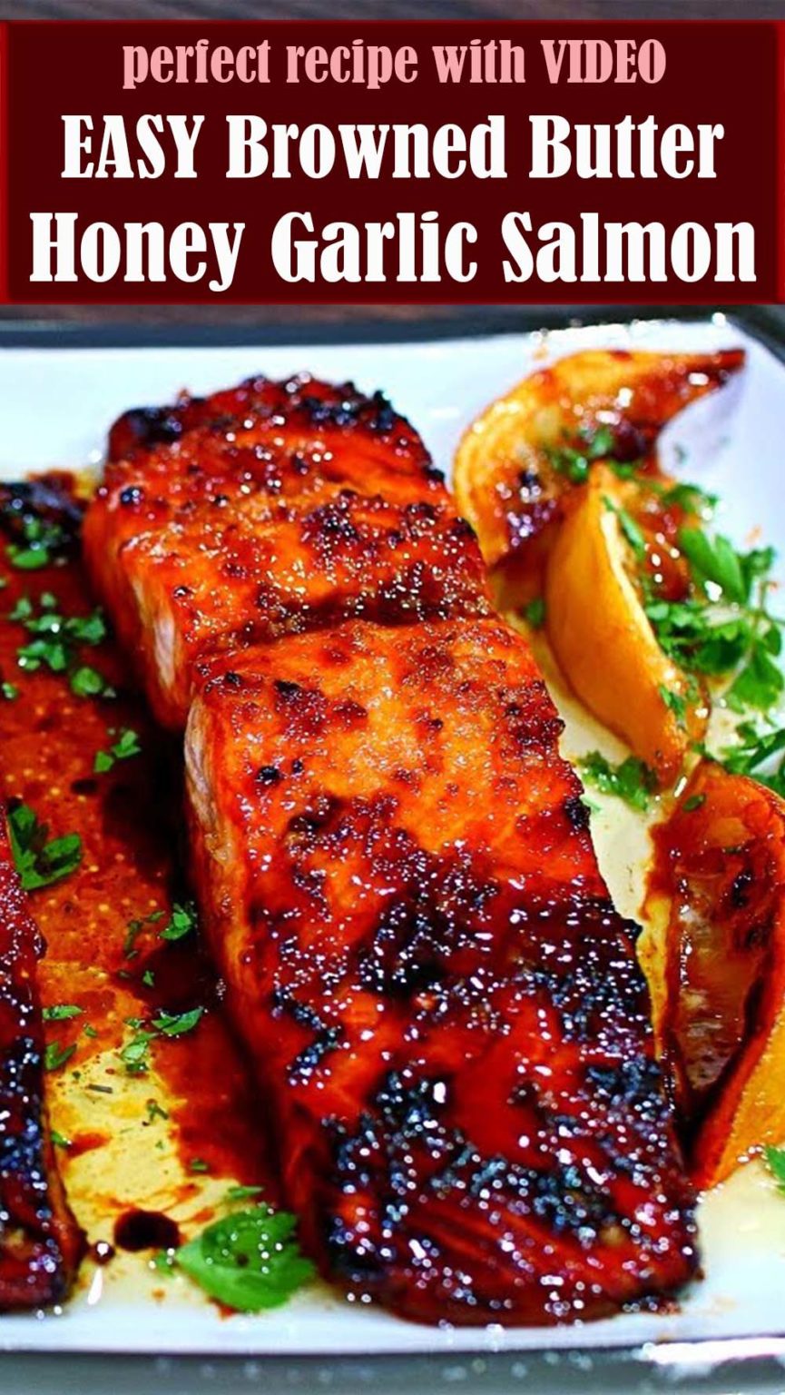 EASY Browned Butter Honey Garlic Salmon with VIDEO – Reserveamana