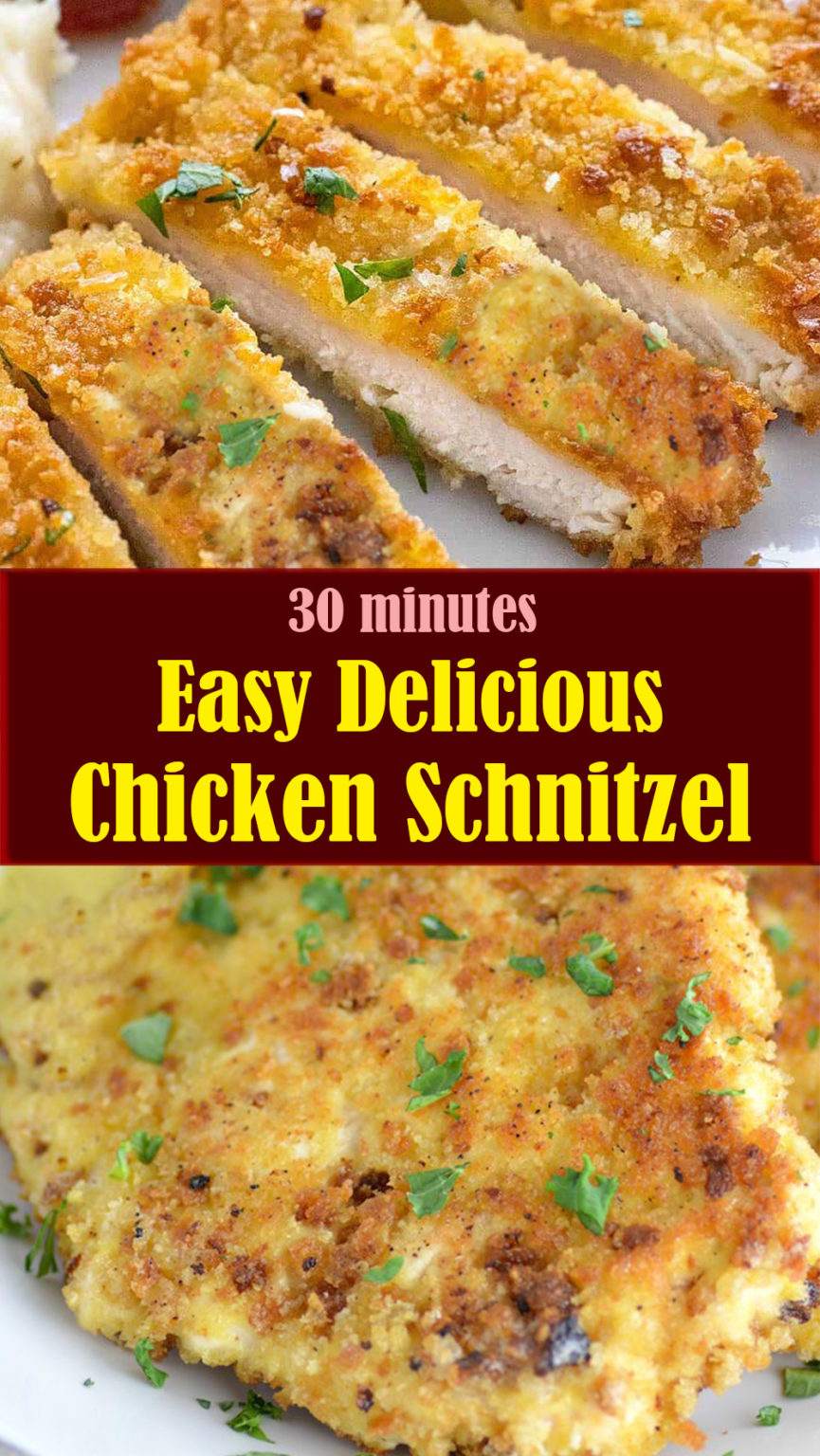 EASY Chicken Schnitzel Recipe Reserveamana