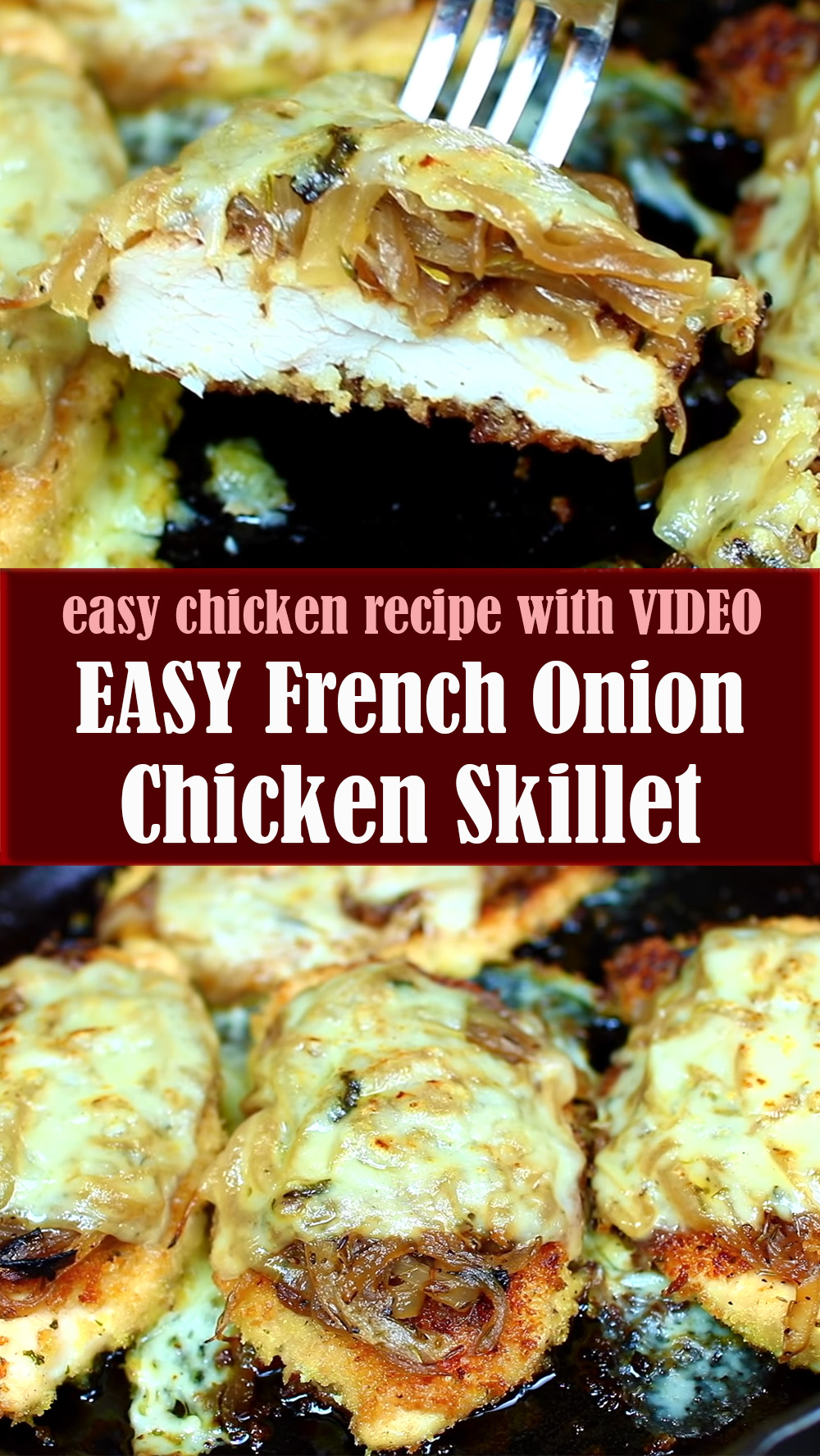 EASY French Onion Chicken Skillet