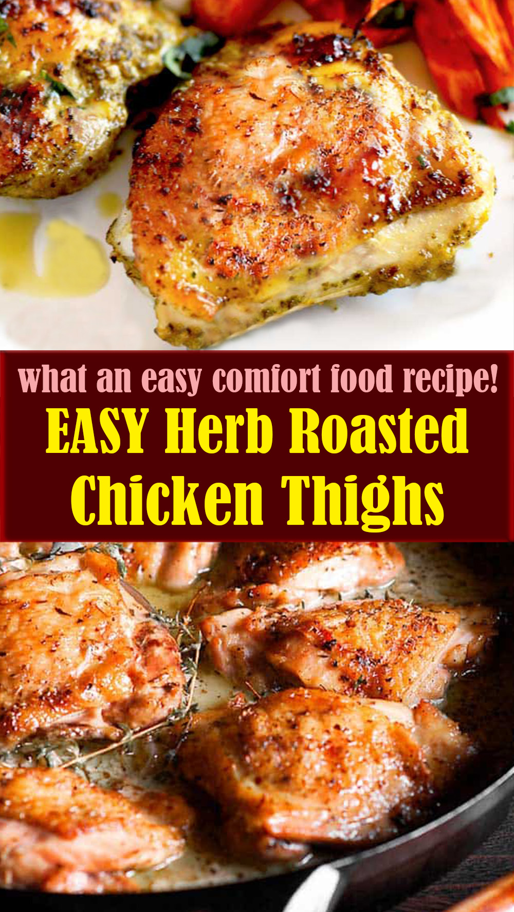 Easy Herb Roasted Chicken Thighs Reserveamana