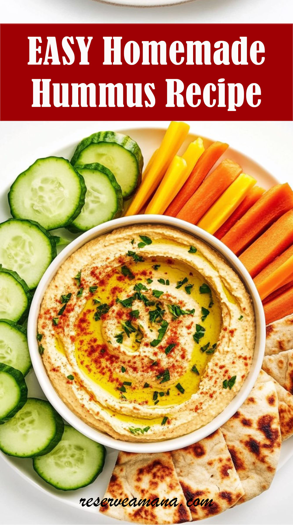 EASY Homemade Hummus Recipe
