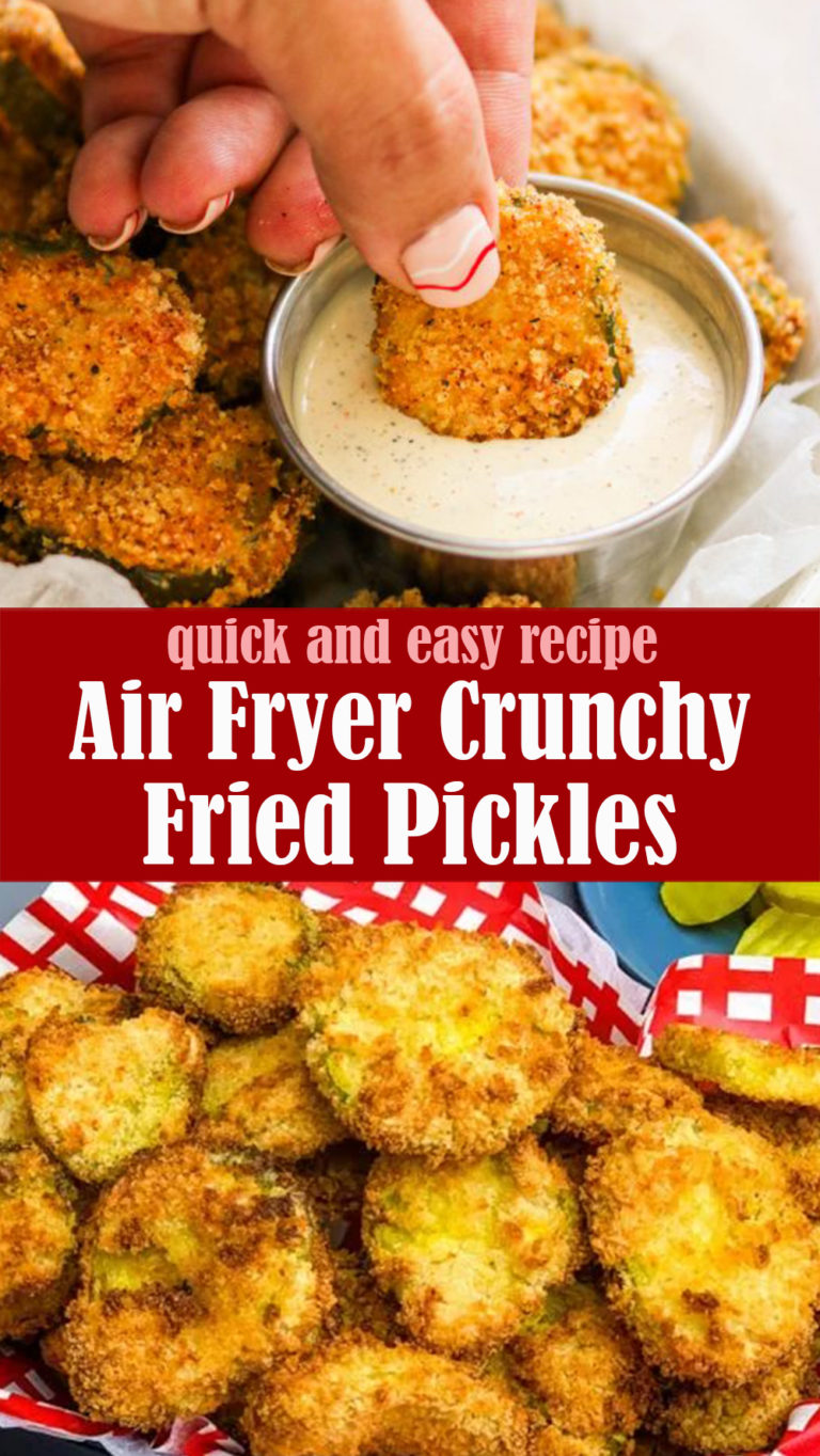 Easy Air Fryer Crunchy Fried Pickles Reserveamana