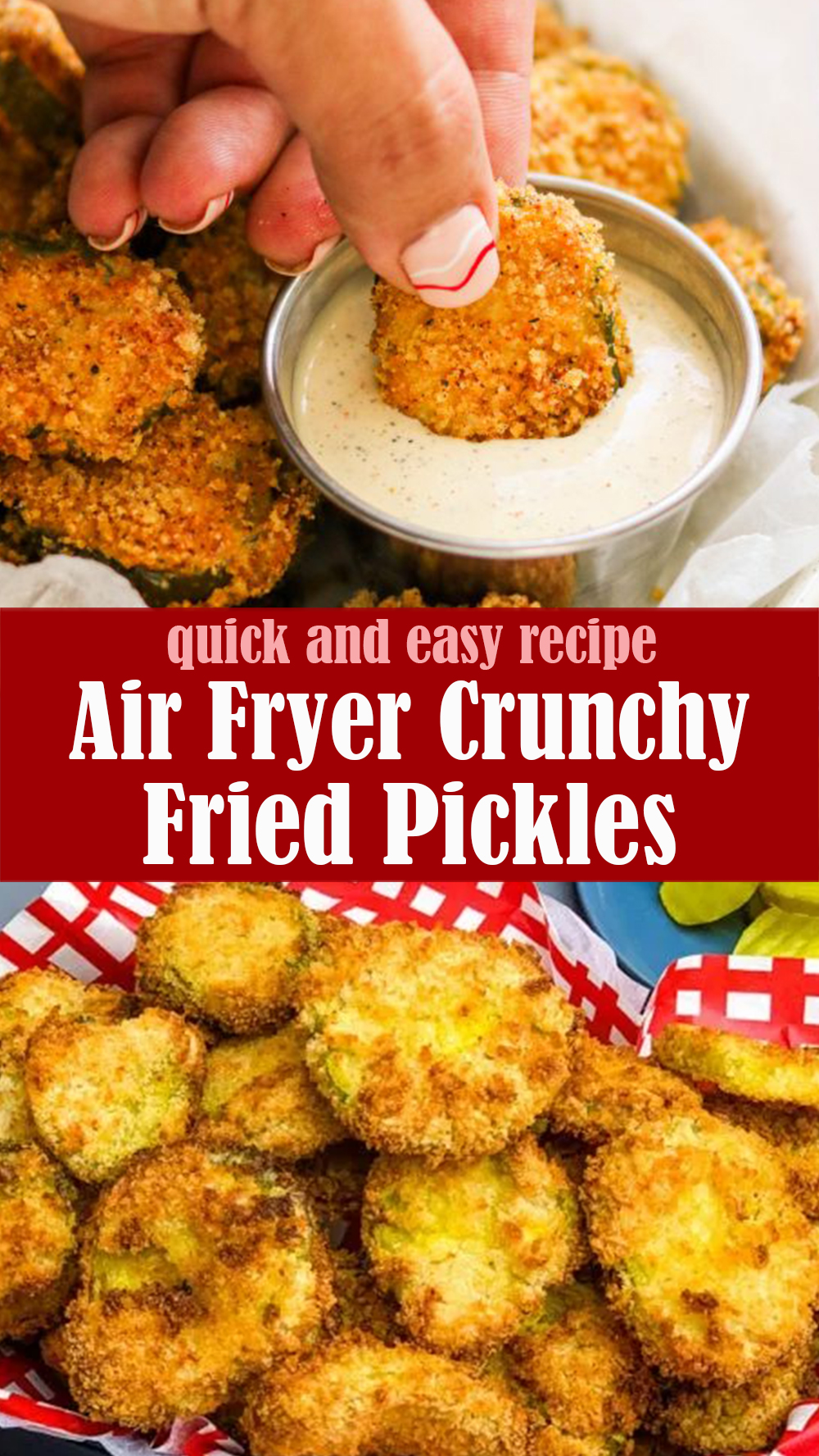 Easy Air Fryer Crunchy Fried Pickles