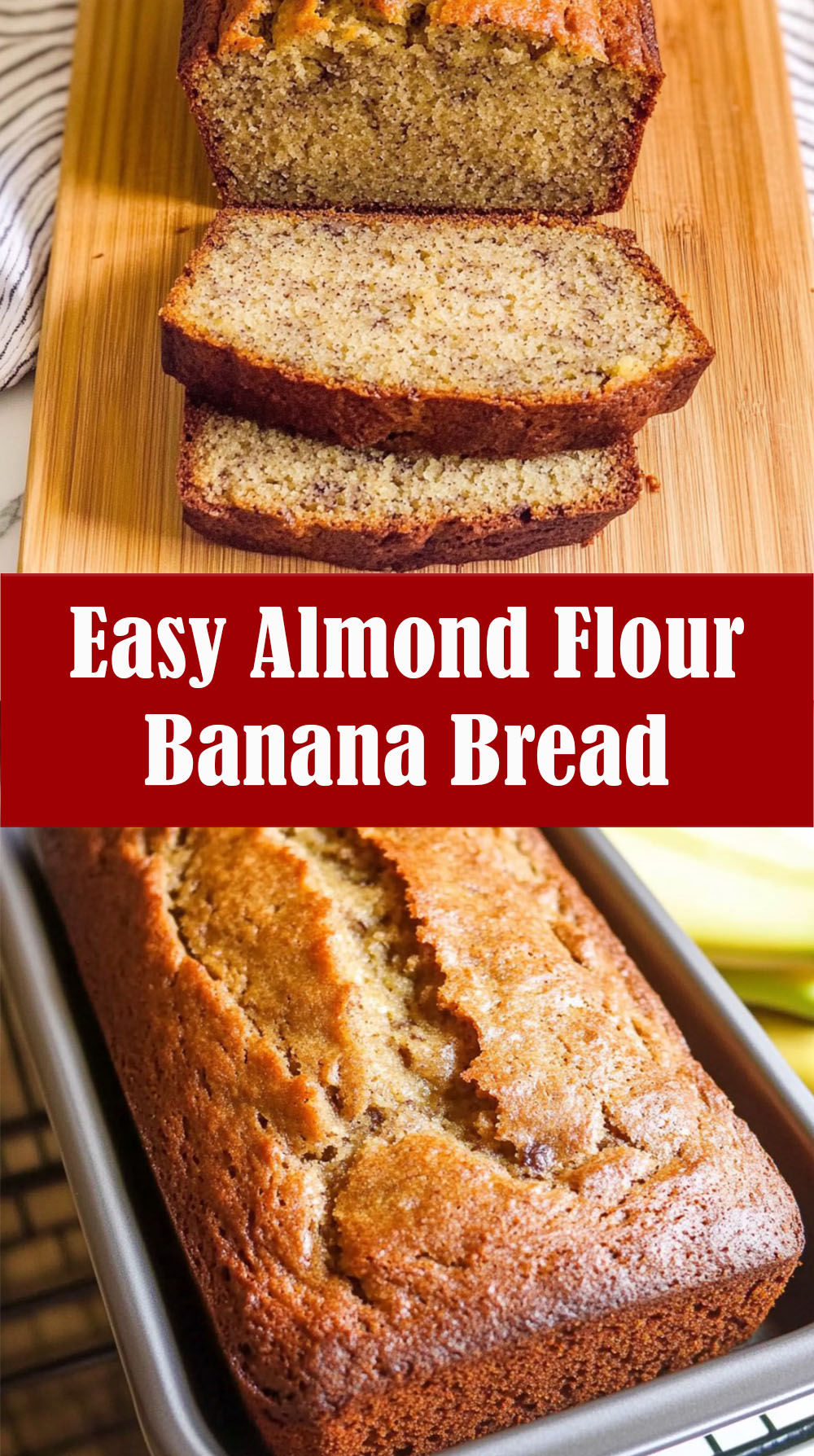 Easy Almond Flour Banana Bread