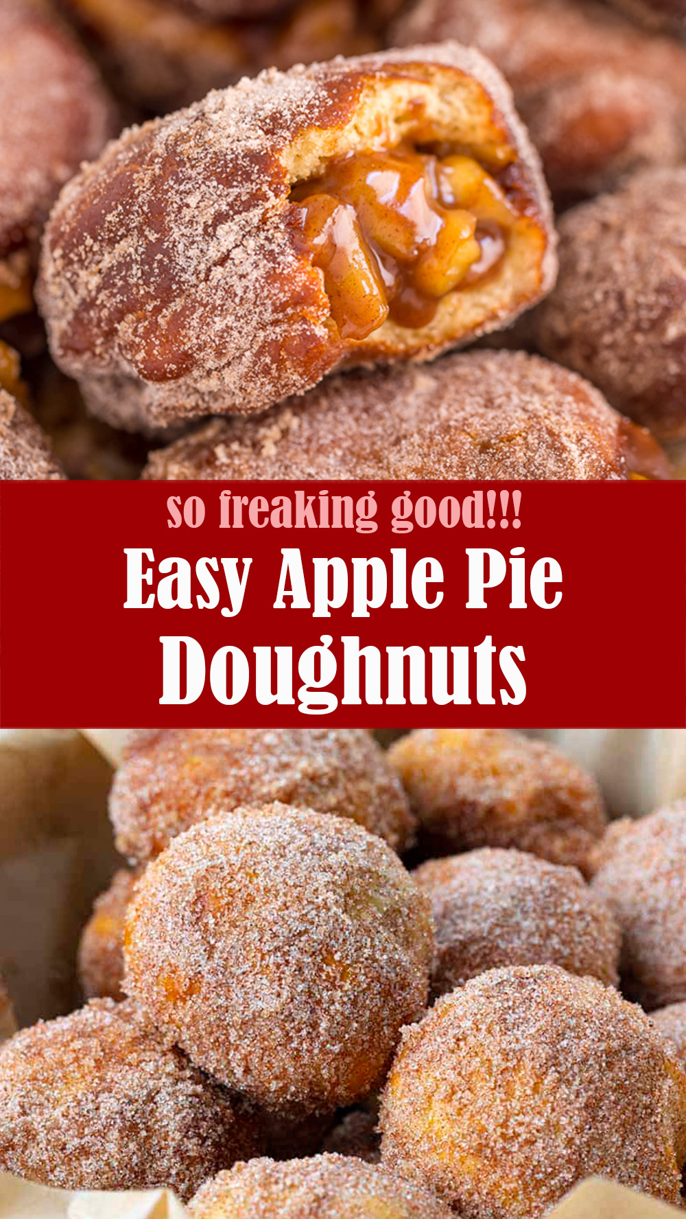 Easy Apple Pie Doughnuts