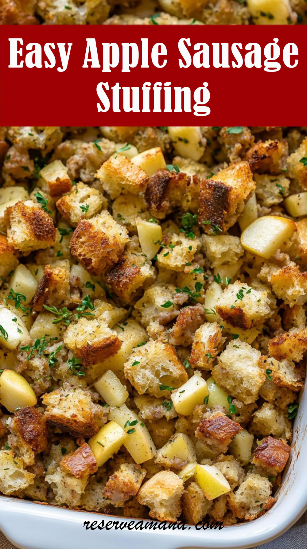 Easy Apple Sausage Stuffing