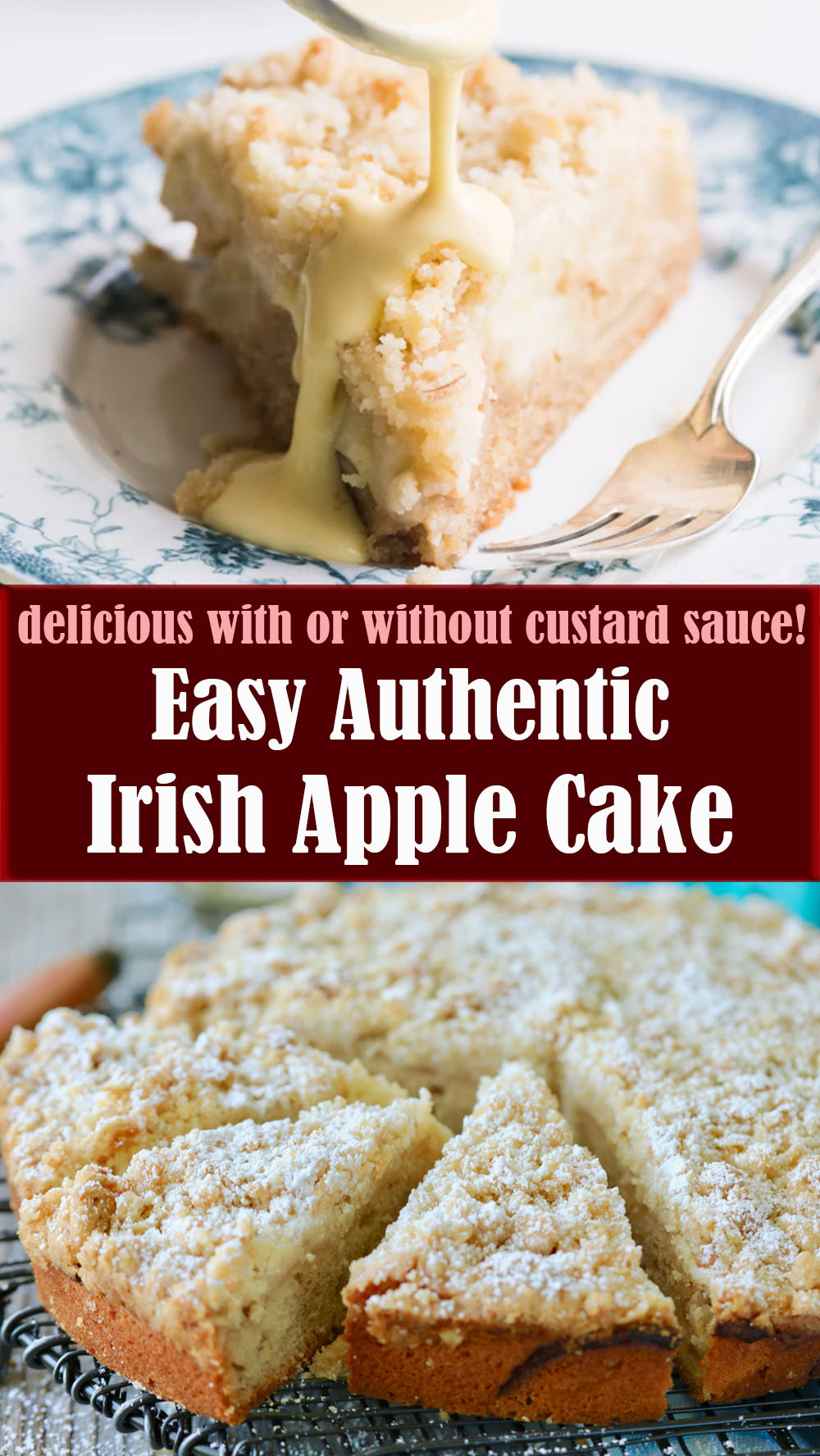 Easy Authentic Irish Apple Cake