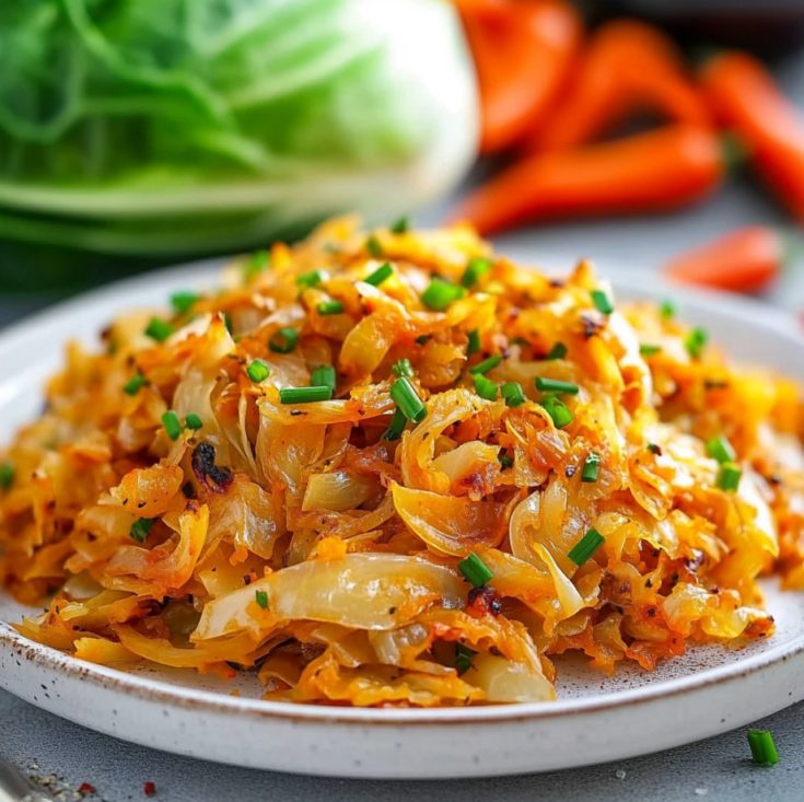 Easy Baked Cabbage