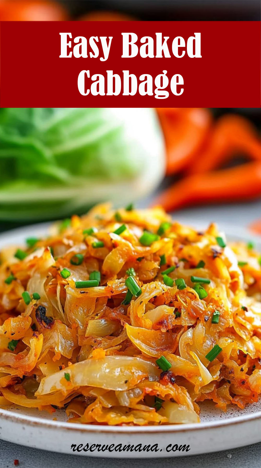 Easy Baked Cabbage