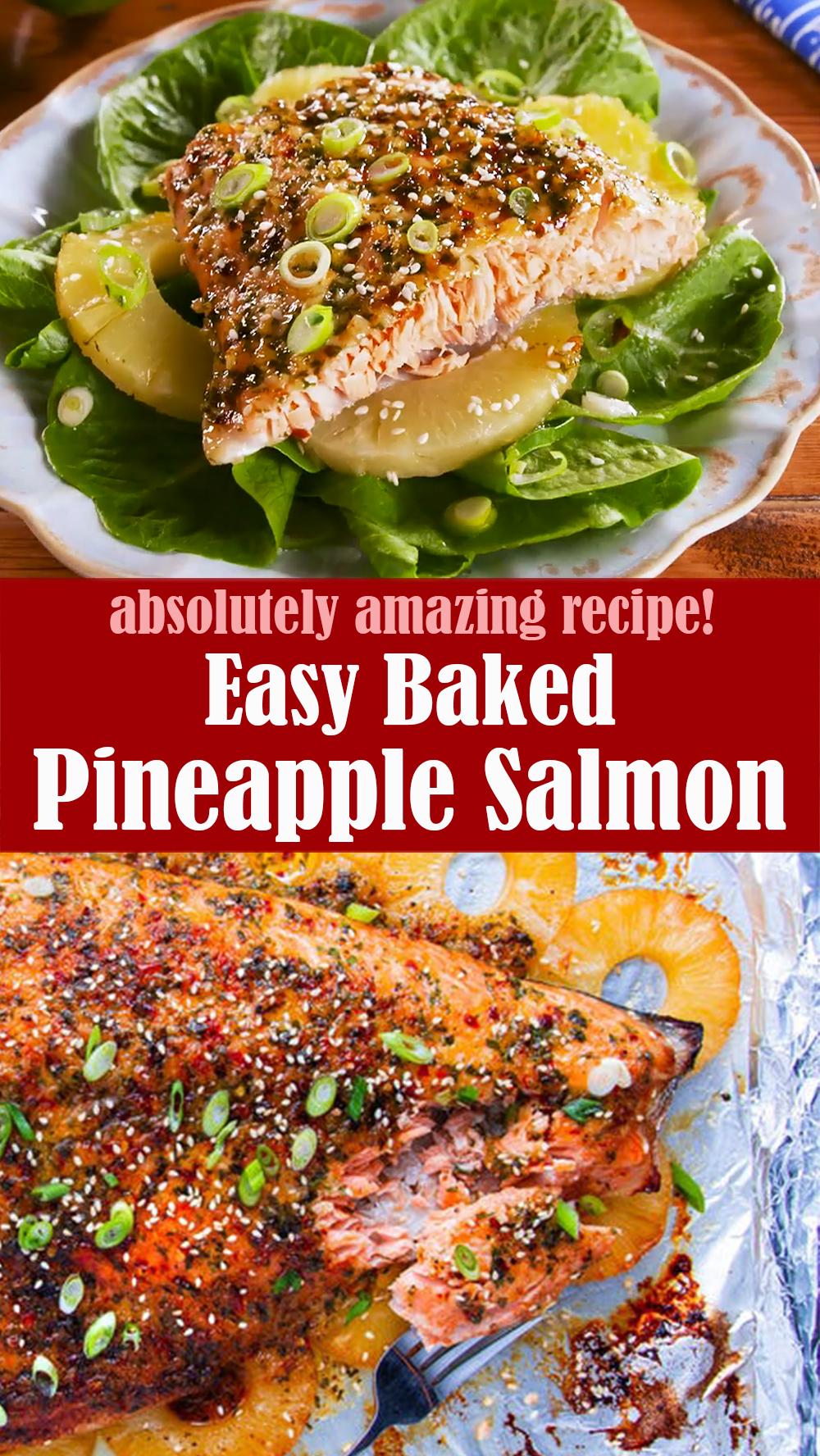 Easy Baked Pineapple Salmon Recipe