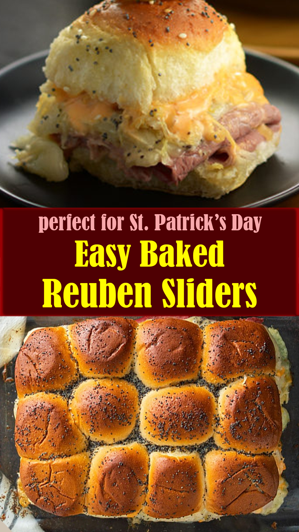 Easy Baked Reuben Sliders