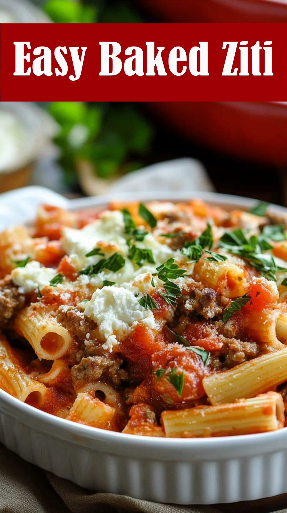 Easy Baked Ziti Recipe