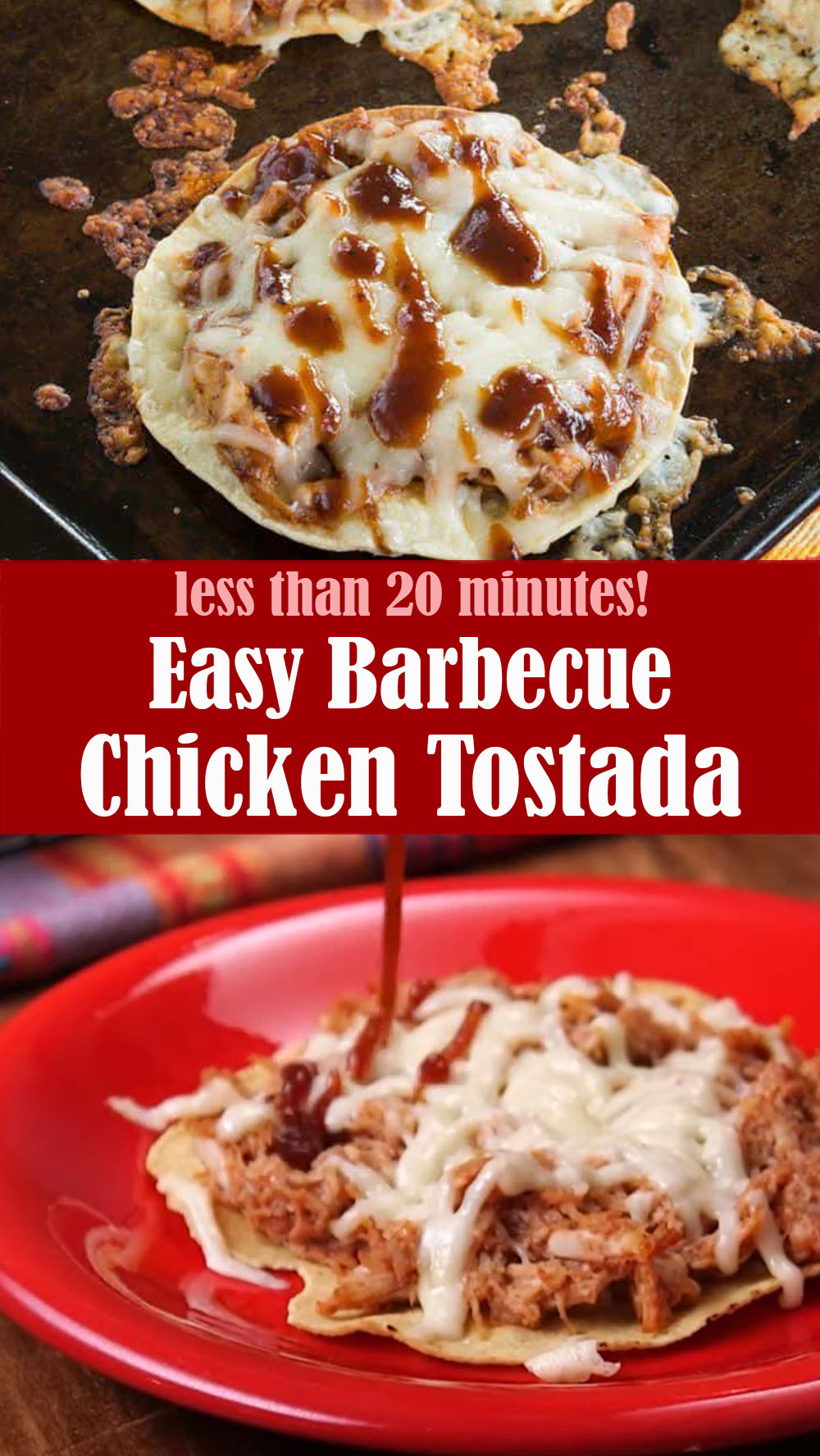 Easy Barbecue Chicken Tostada Recipe