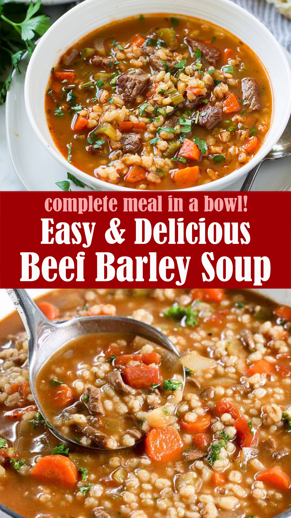 Easy Beef Barley Soup