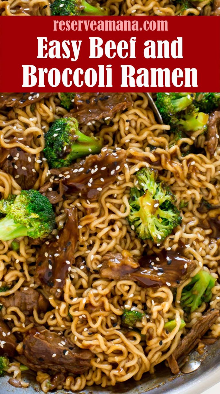 Easy Beef and Broccoli Ramen – Reserveamana