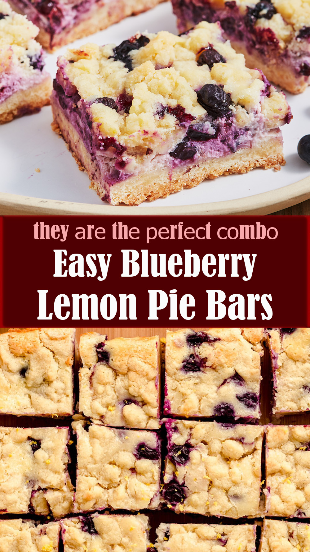 Easy Blueberry Lemon Pie Bars