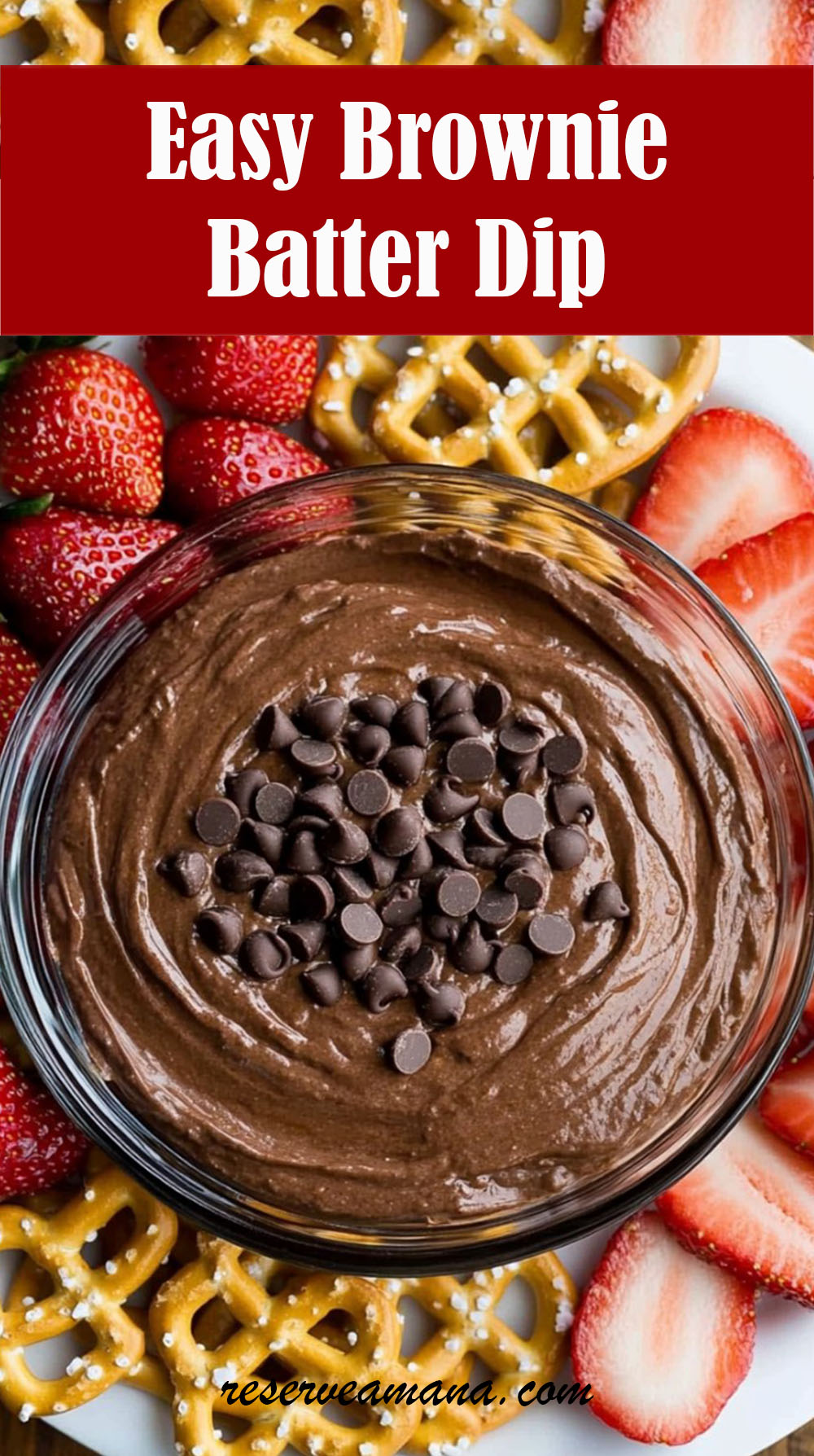 Easy Brownie Batter Dip