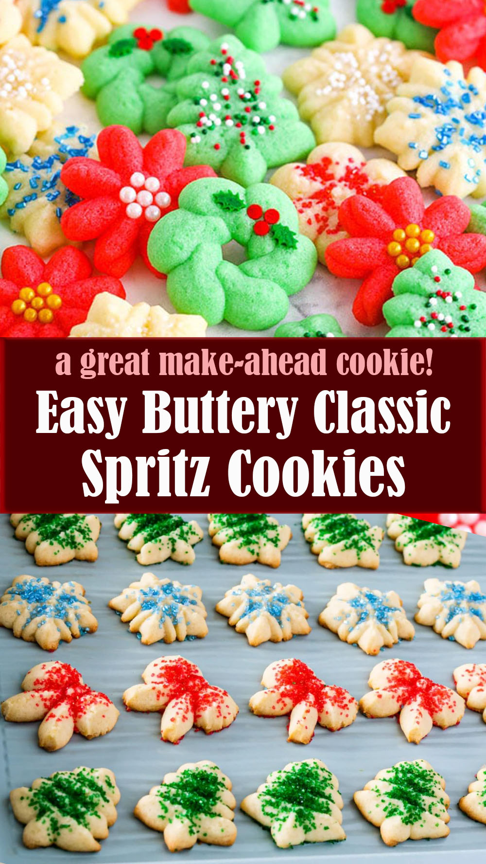 Easy Buttery Classic Spritz Cookies