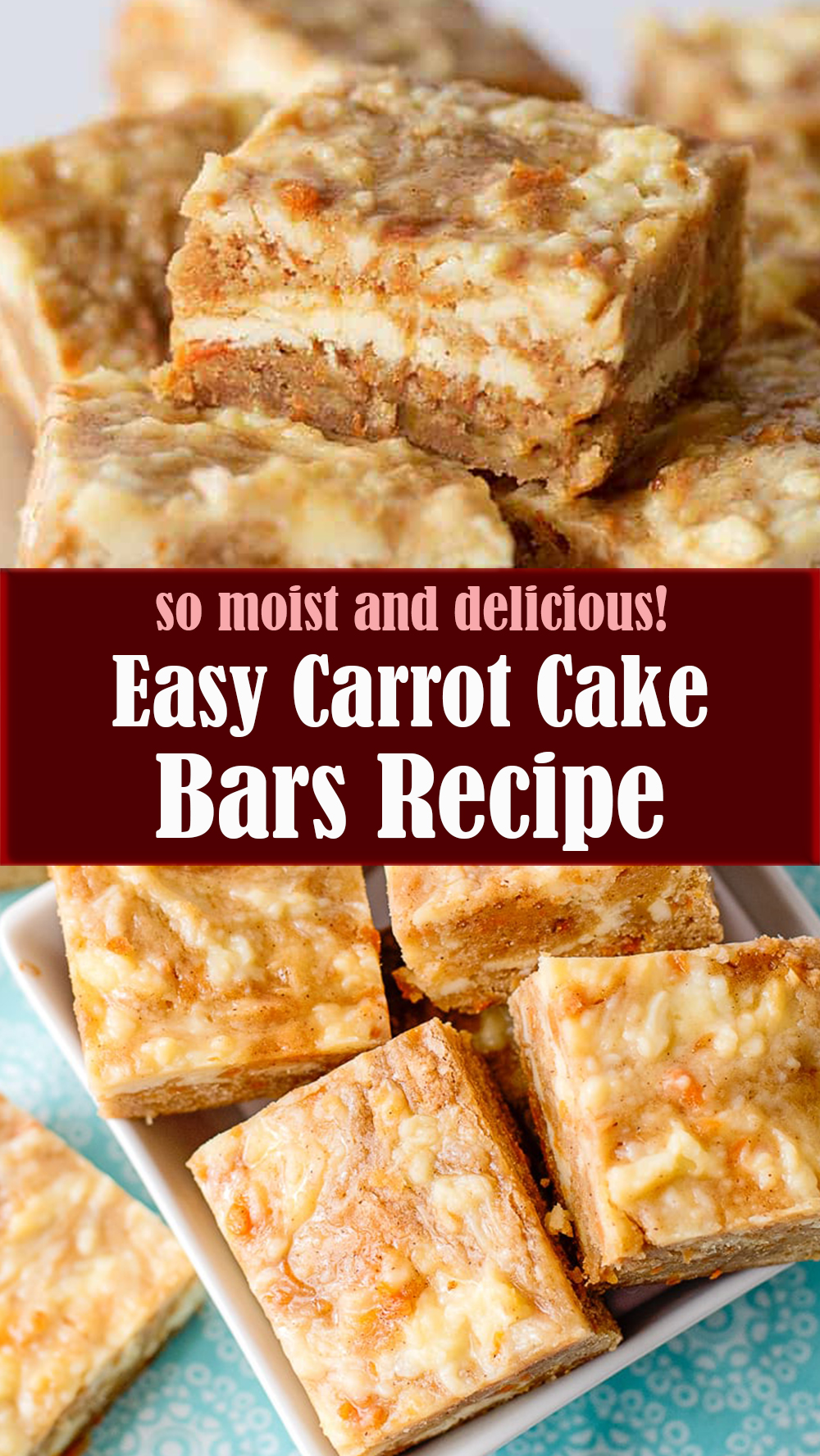 Easy Carrot Cake Bars