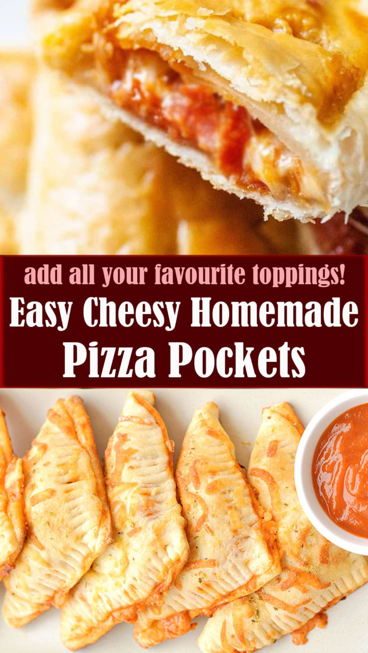 Easy Cheesy Homemade Pizza Pockets Reserveamana