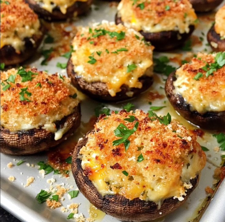 Easy Classic Stuffed Mushrooms