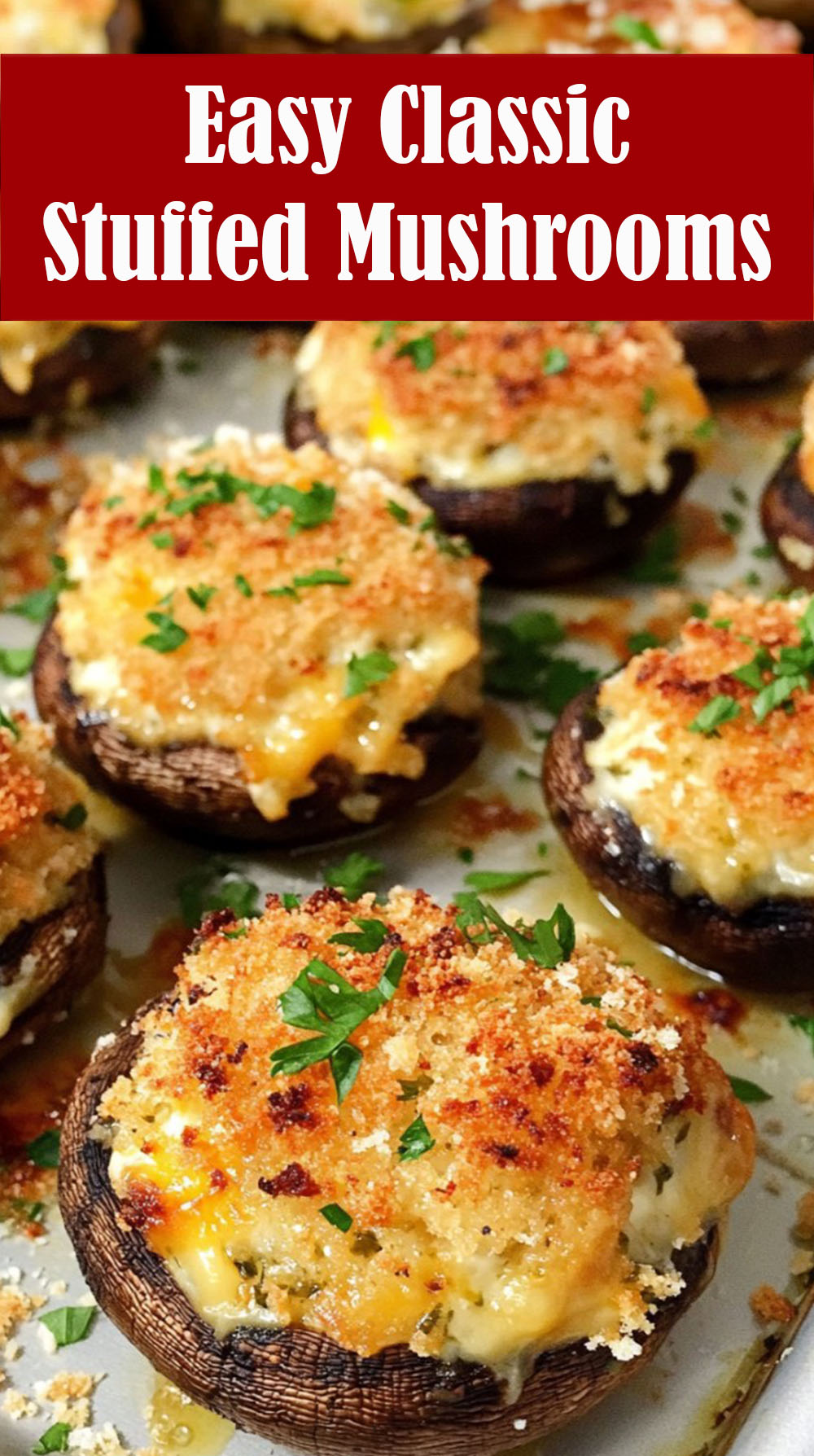 Easy Classic Stuffed Mushrooms