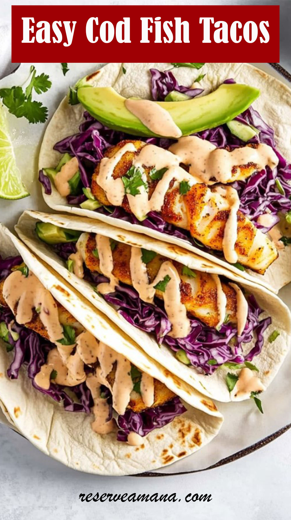 Easy Cod Fish Tacos