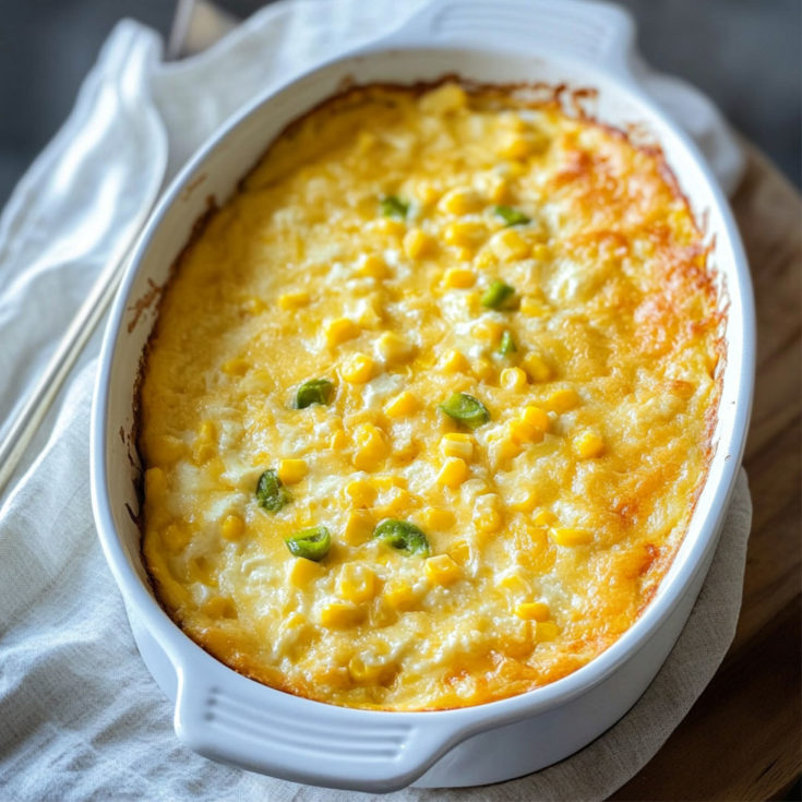 Easy Cream Cheese Corn Casserole