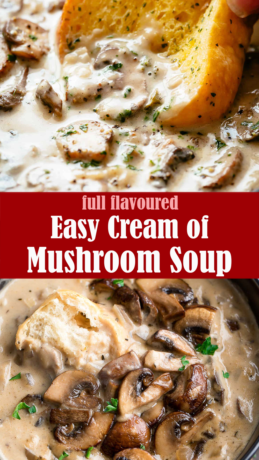 Easy Cream of Mushroom Soup Recipe