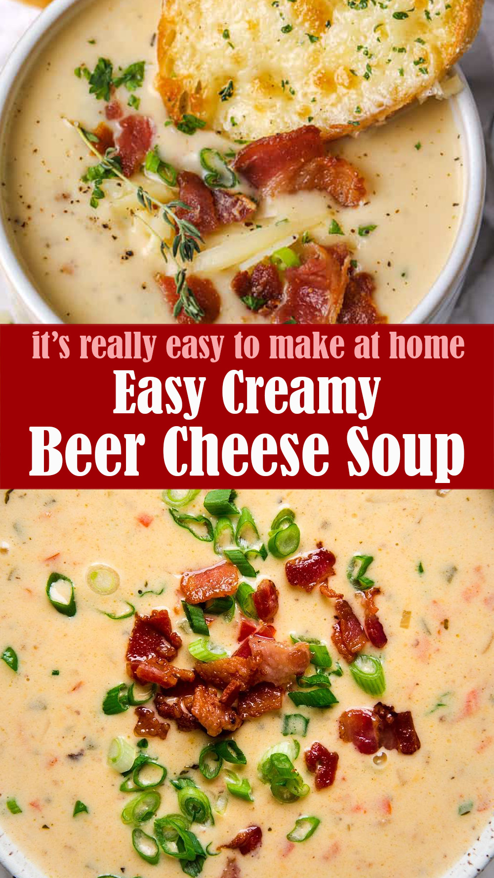 Easy Creamy Beer Cheese Soup Recipe