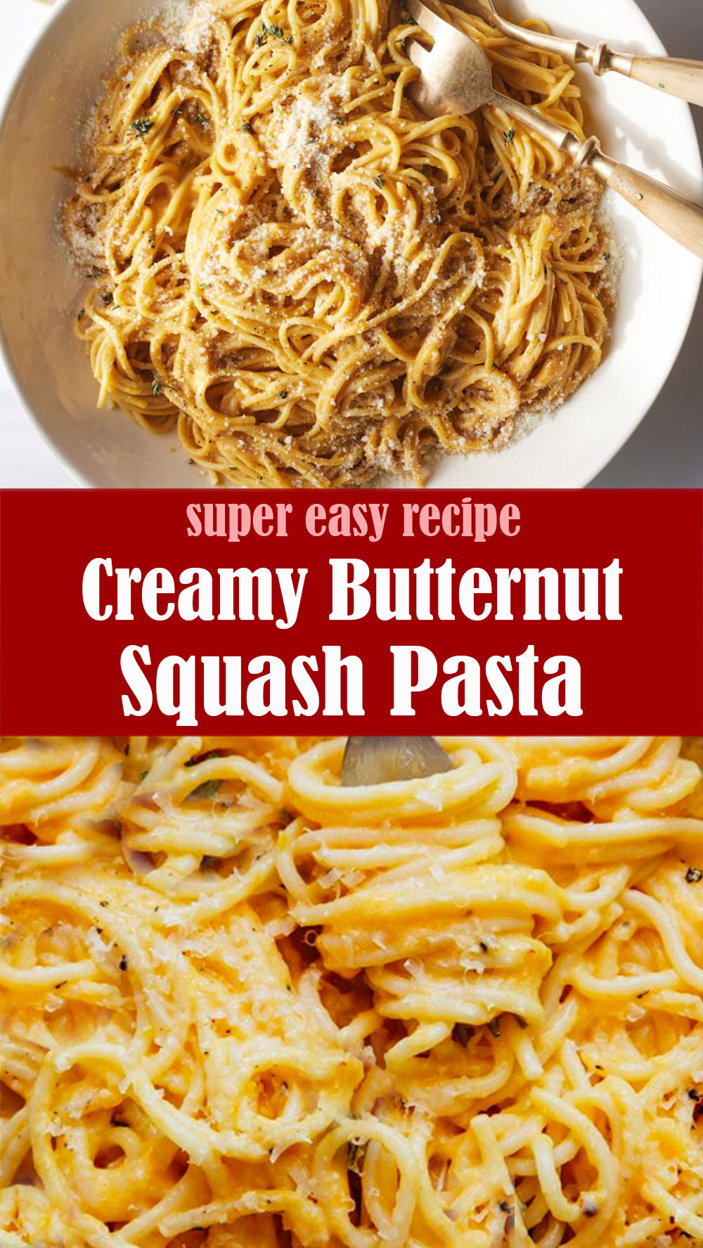 Easy Creamy Butternut Squash Pasta