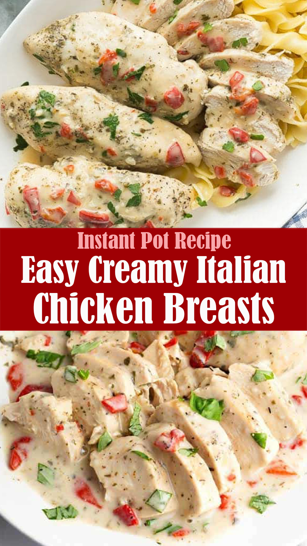 Easy Creamy Italian Chicken Breasts