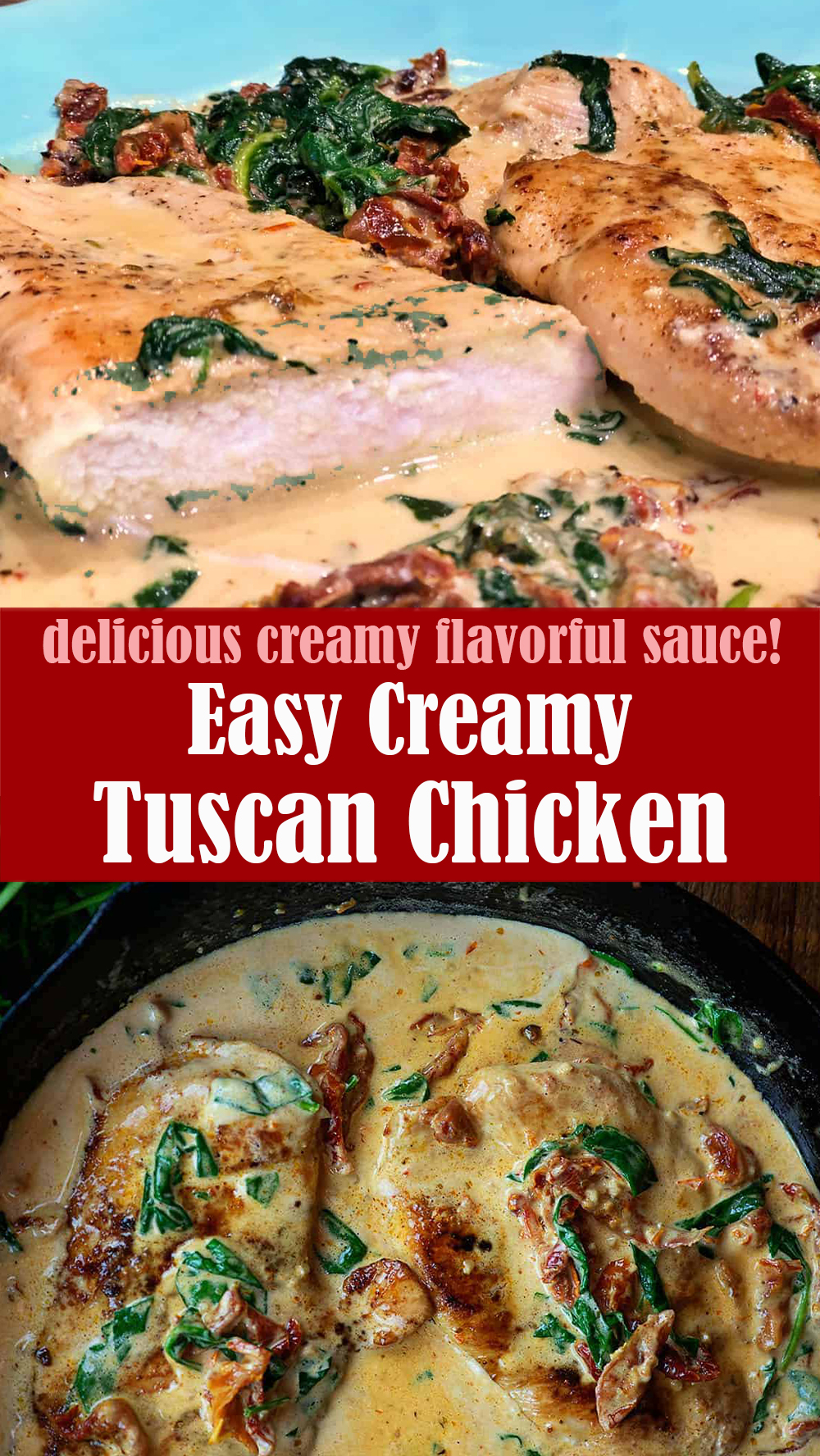 Easy Creamy Tuscan Chicken Recipe