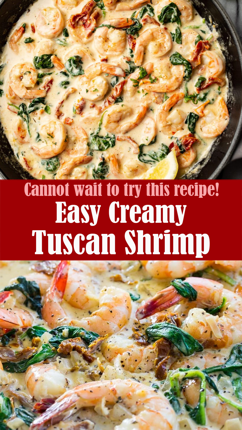 Easy Creamy Tuscan Shrimp Recipe