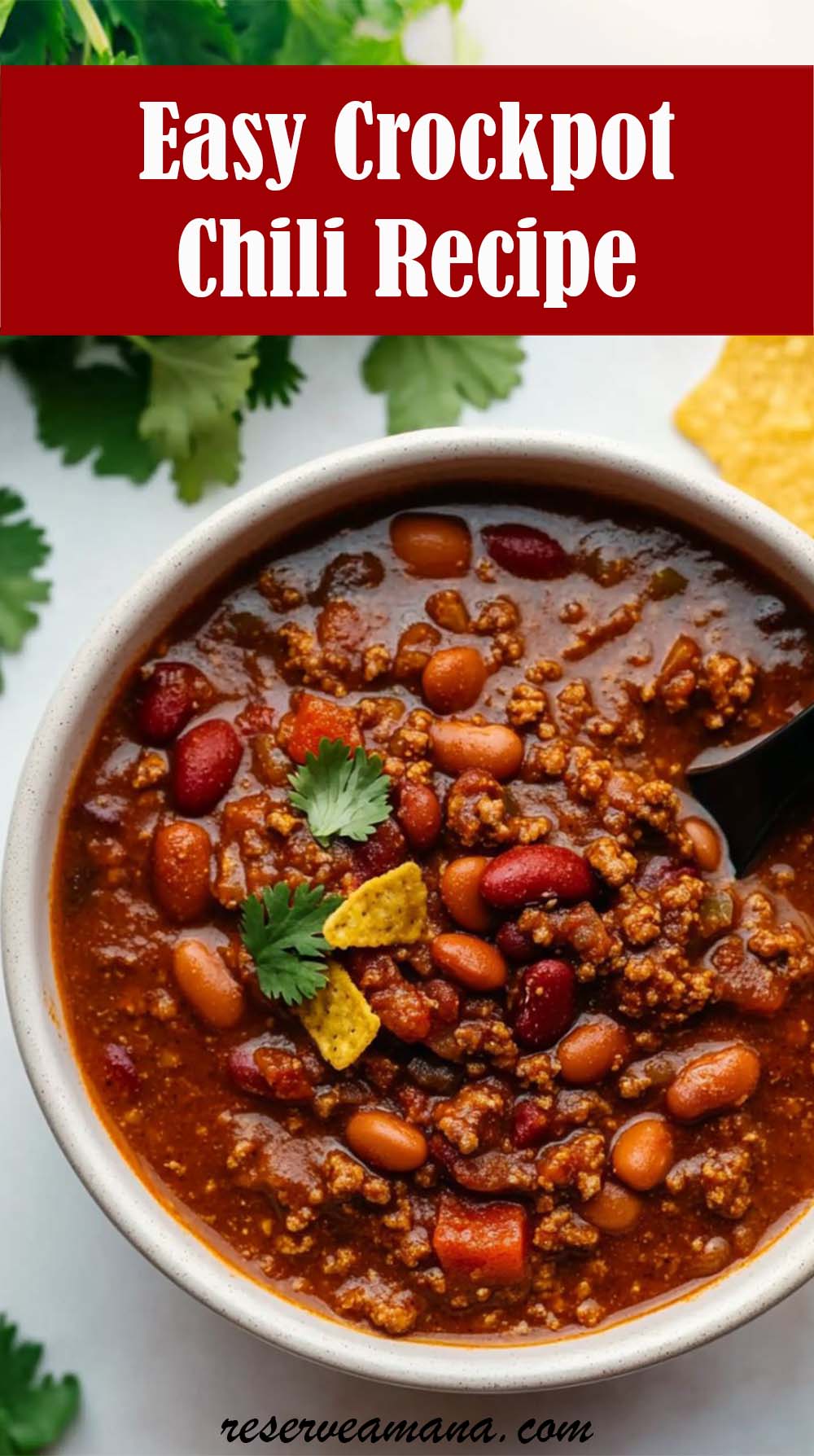 Easy Crockpot Chili Recipe