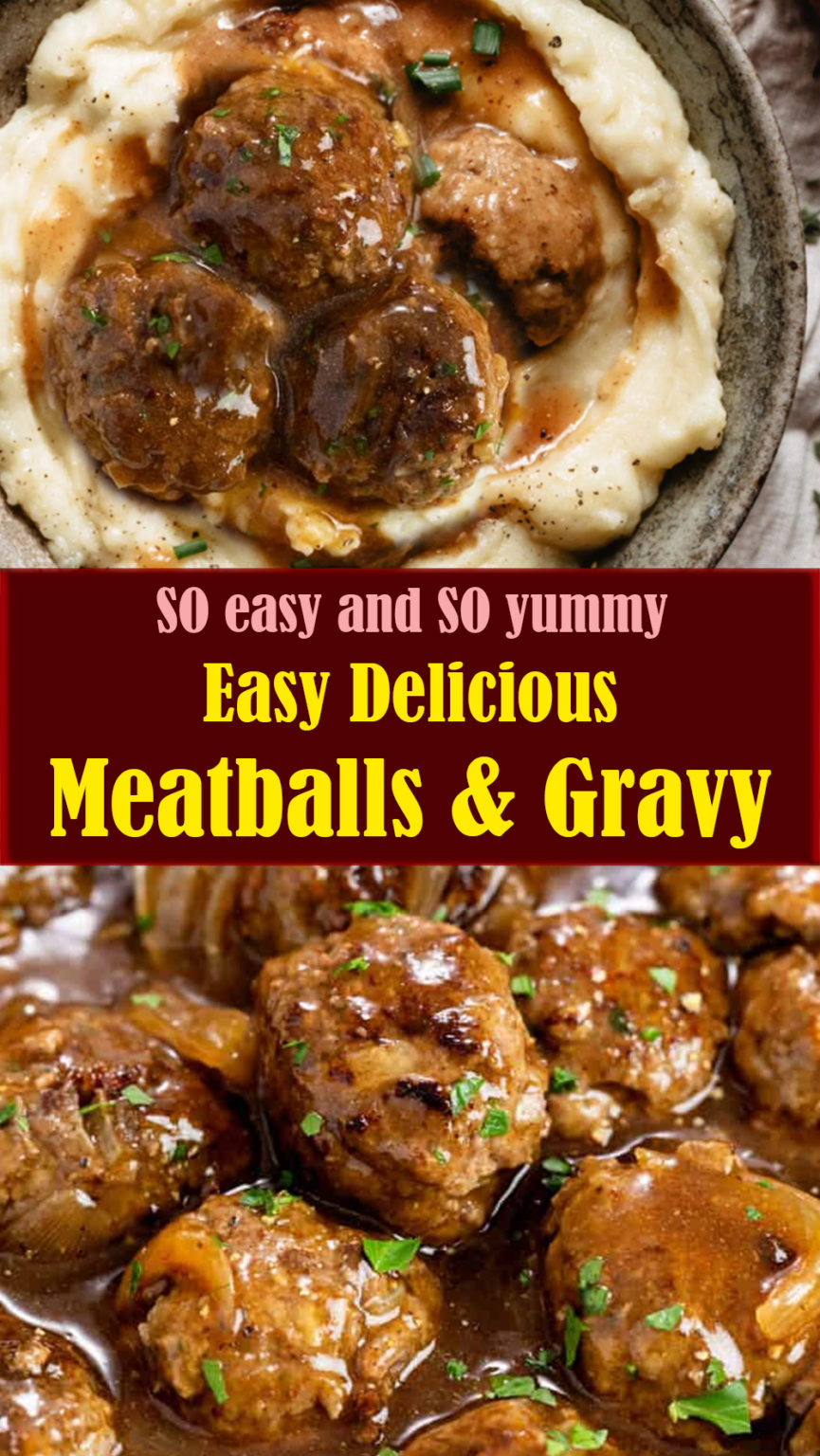 Easy Delicious Meatballs and Gravy Reserveamana
