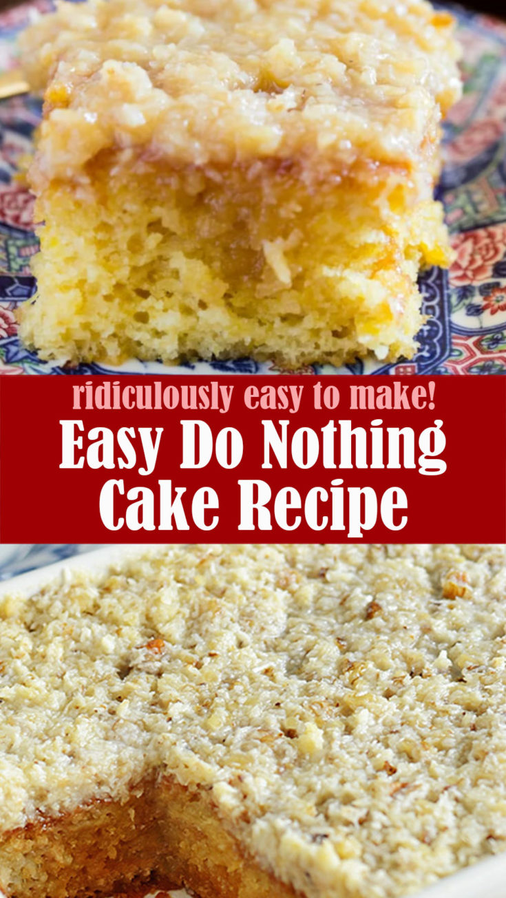 Easy Do Nothing Cake Recipe Reserveamana