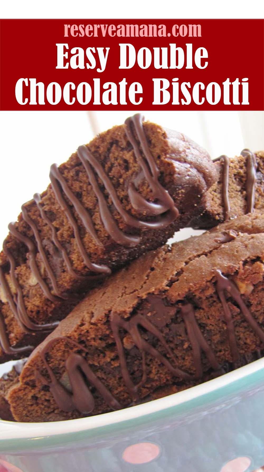 Easy Double Chocolate Biscotti